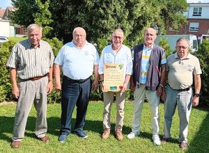 v.l. Georg Malskorn, Adi Gassan, Hans-Adolf Boes, Heinz Peters, Wilfried Bordelius